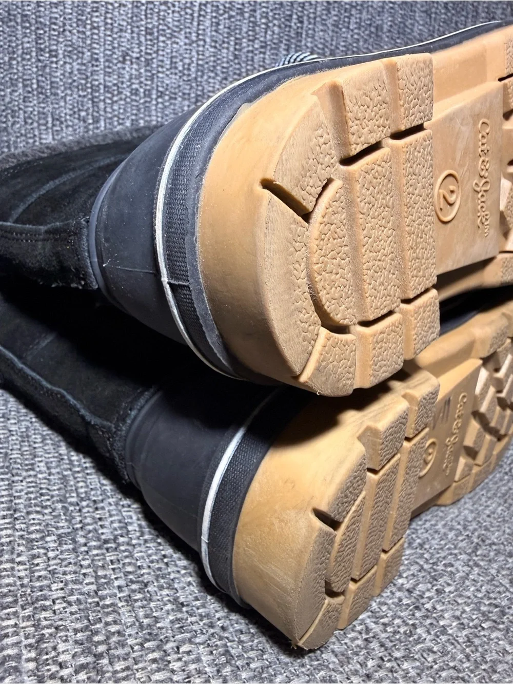 Cat & Jack Kids'  Snow Winter Boots black size 2- NEW